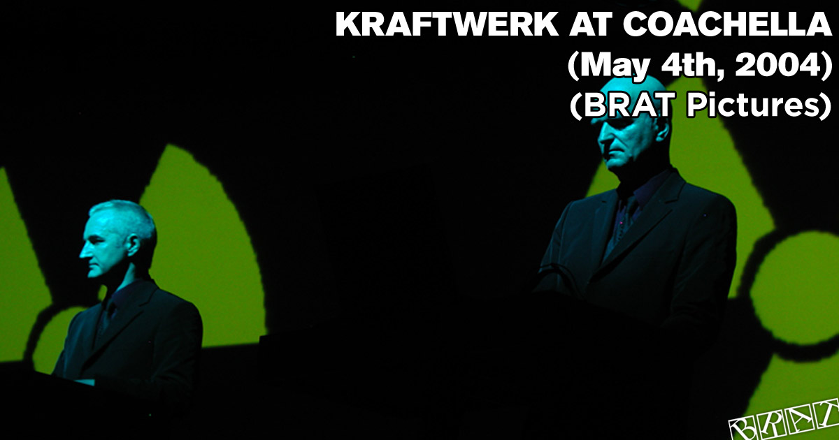 Kraftwerk At Coachella 2004