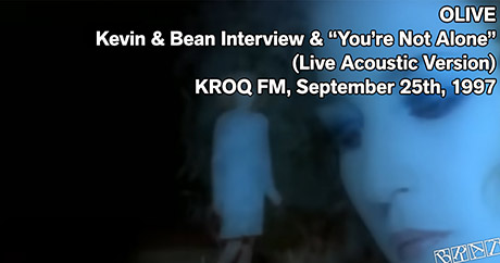 Olive - "You're Not Alone" (Live, Acoustic, KROQ FM, September 25th, 1997)
