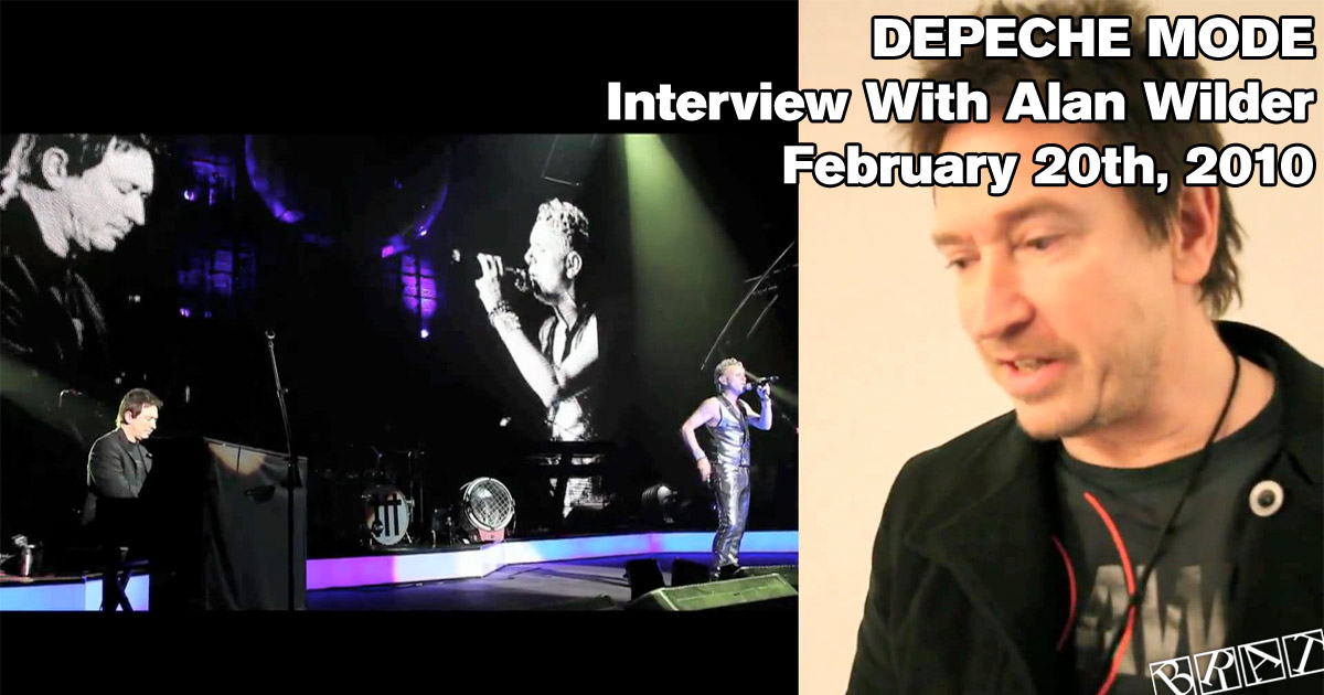 Interview With Alan Wilder (O2, London - February 20th, 2010)
